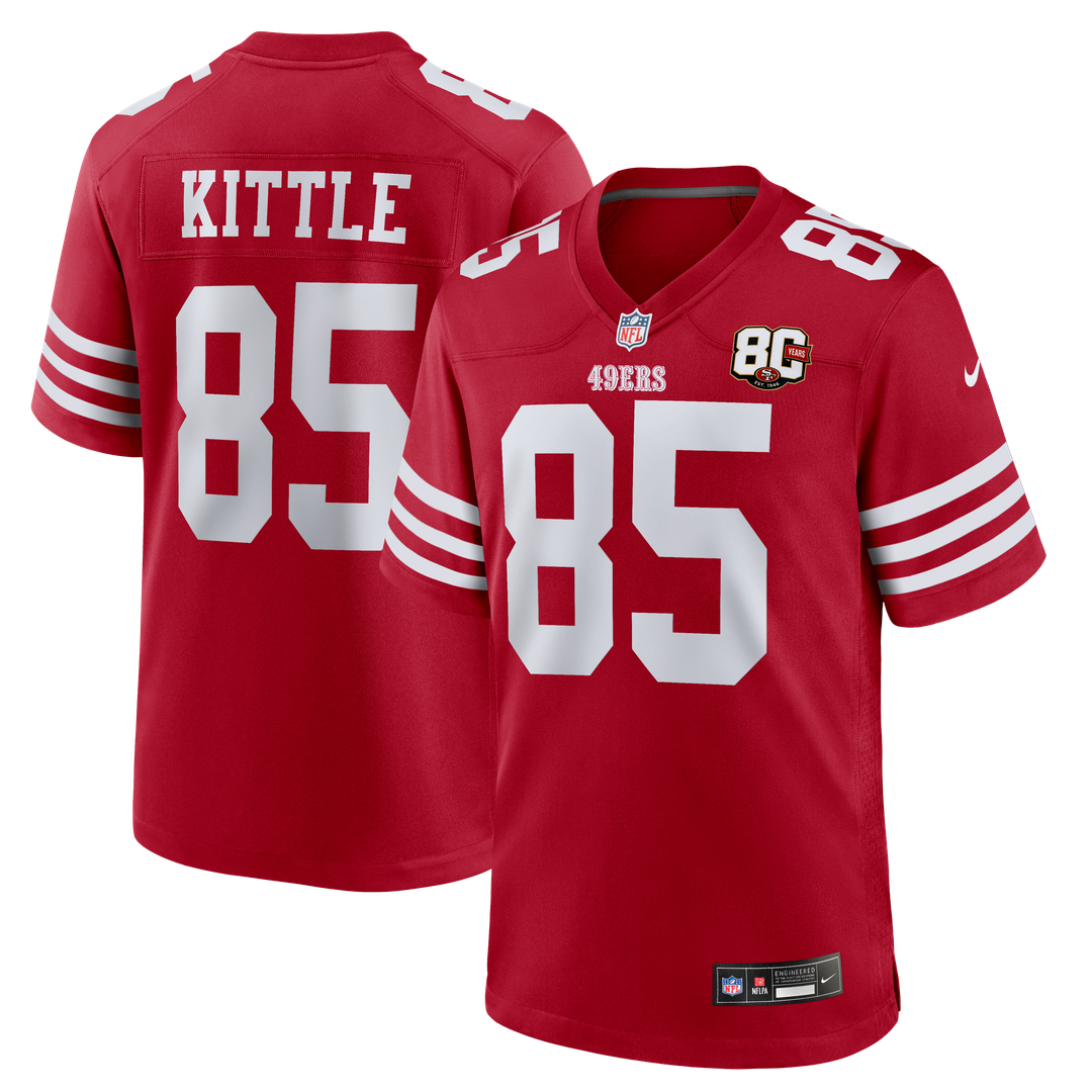 San Francisco 49ers George Kittle Nike Scarlet 80th product image 11