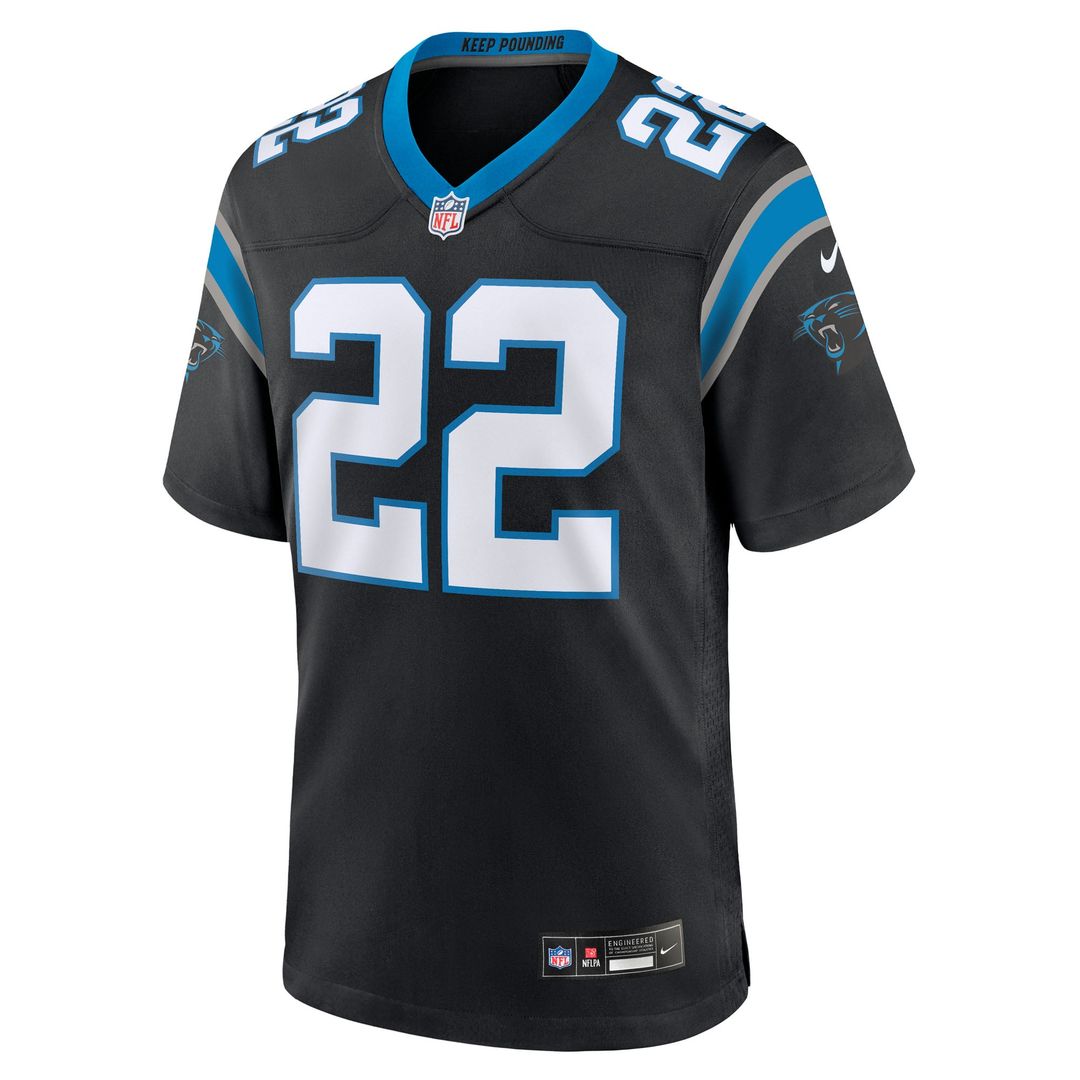 Carolina Panthers Lathan Ransom Nike Black Game Jersey product image 2