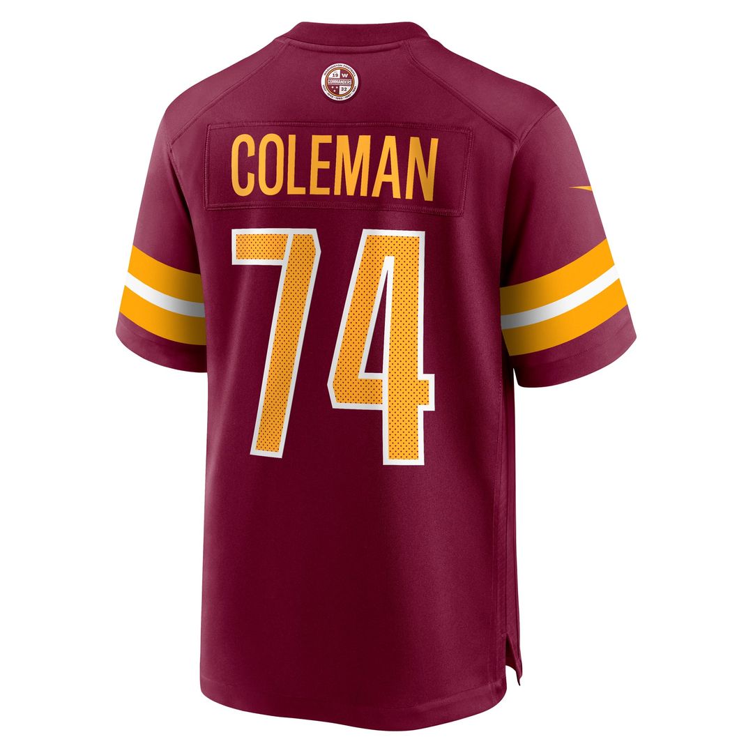 Washington Commanders Brandon Coleman Nike Burgundy Game product image 3