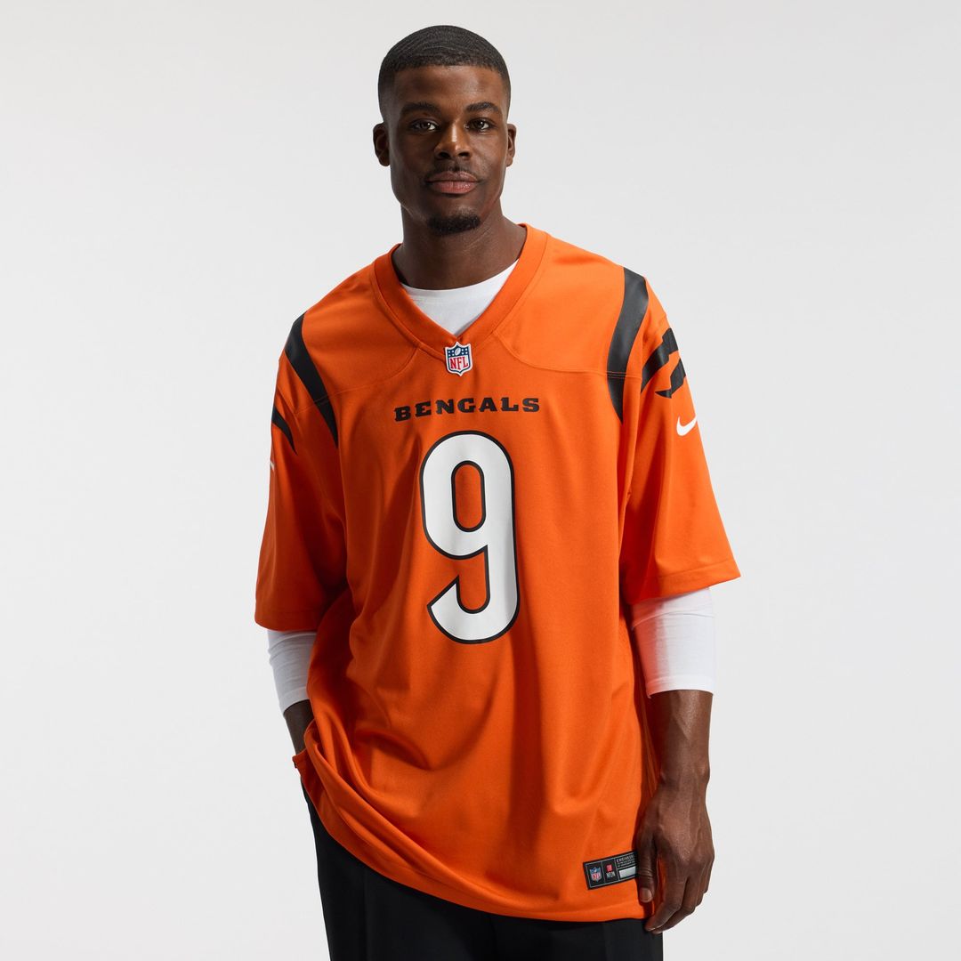 Cincinnati Bengals Joe Burrow Nike Orange Alternate Game product image 15