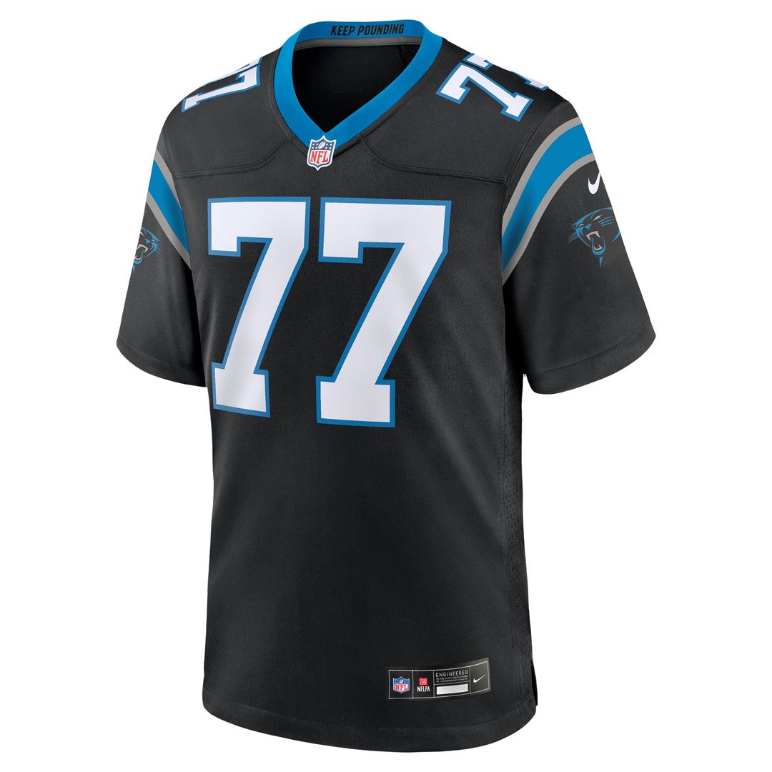 Carolina Panthers Yosh Nijman Nike Black Game Jersey product image 2