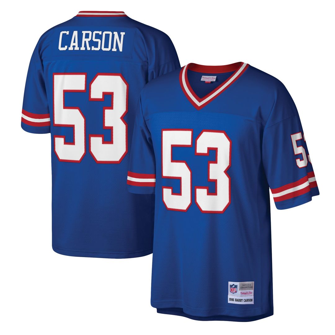 New York Giants Harry Carson Mitchell & Ness Royal Legacy product image 1