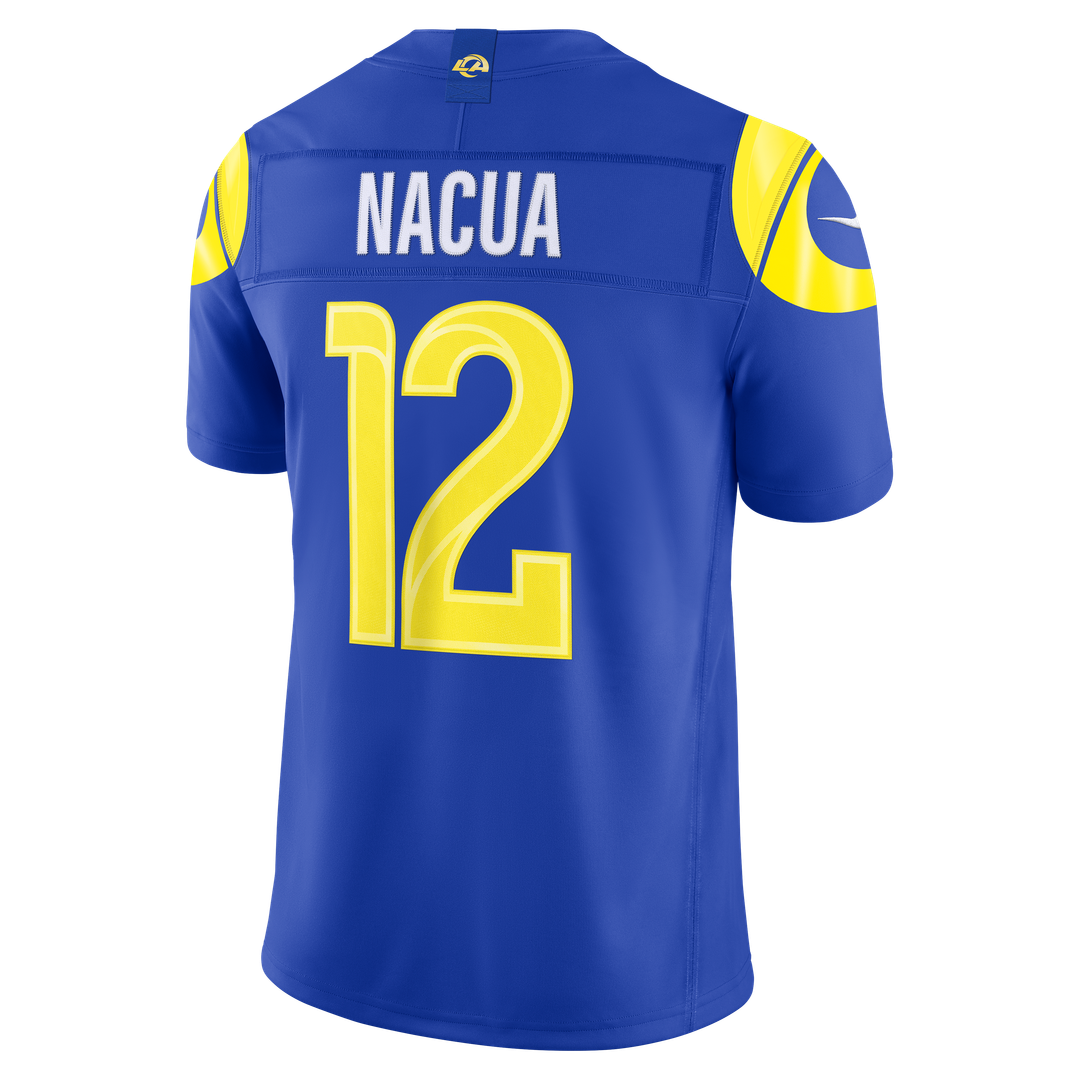 Los Angeles Rams Puka Nacua Nike White Vapor FUSE Stitched product image 21