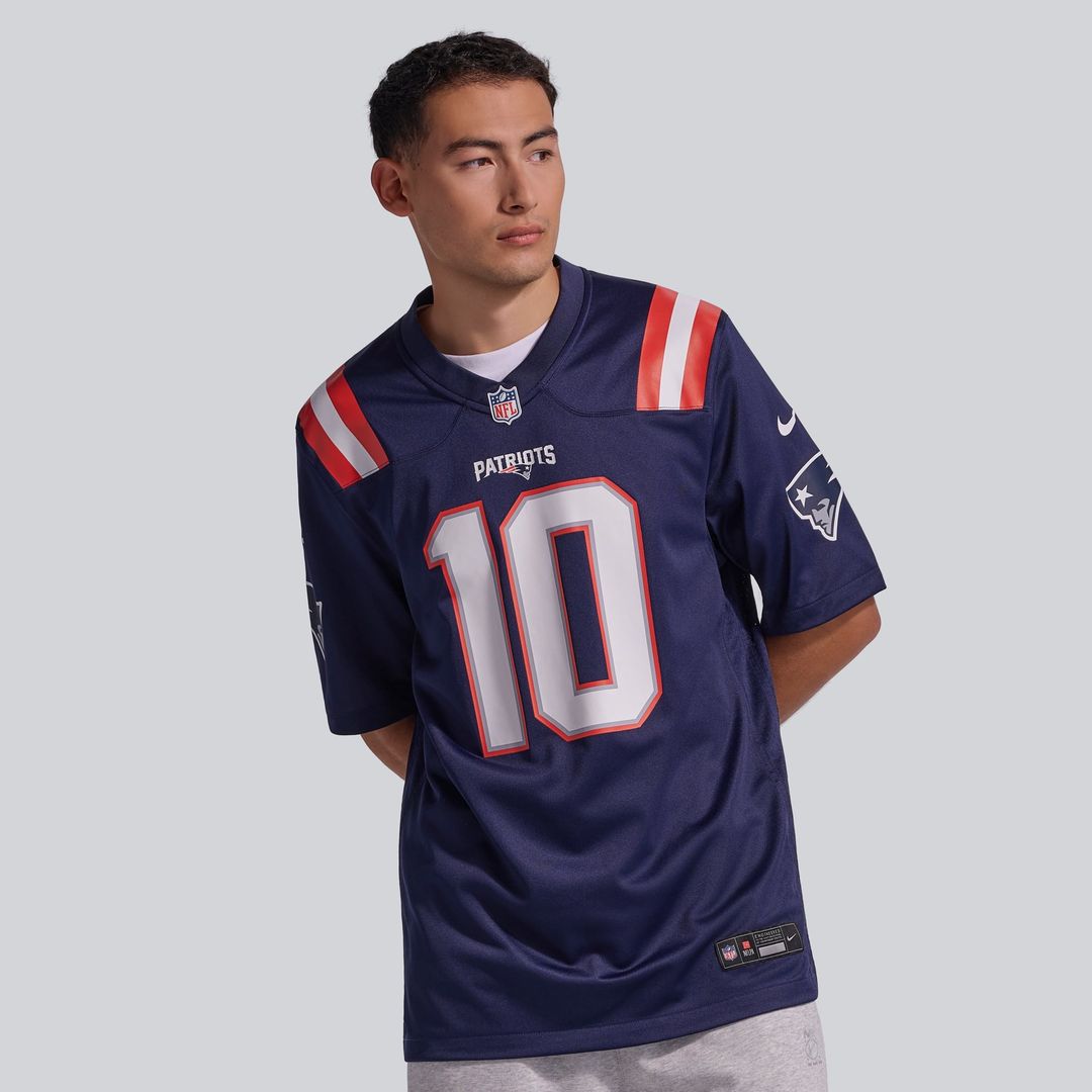 New England Patriots Drake Maye Nike Navy Game Jersey product image 16
