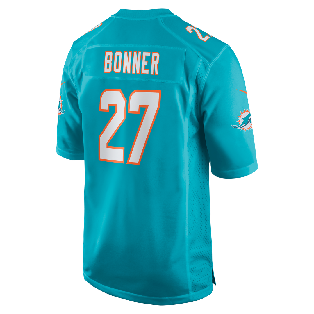 Miami Dolphins Ethan Bonner Nike Aqua Game Jersey product image 3