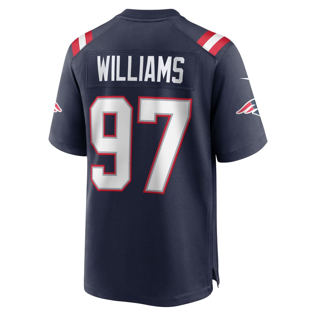 New England Patriots Milton Williams Nike Navy Game Jersey product image 3