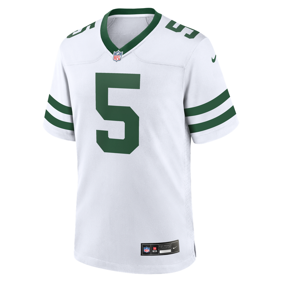 New York Jets Garrett Wilson Nike Legacy White Game Jersey product image 6