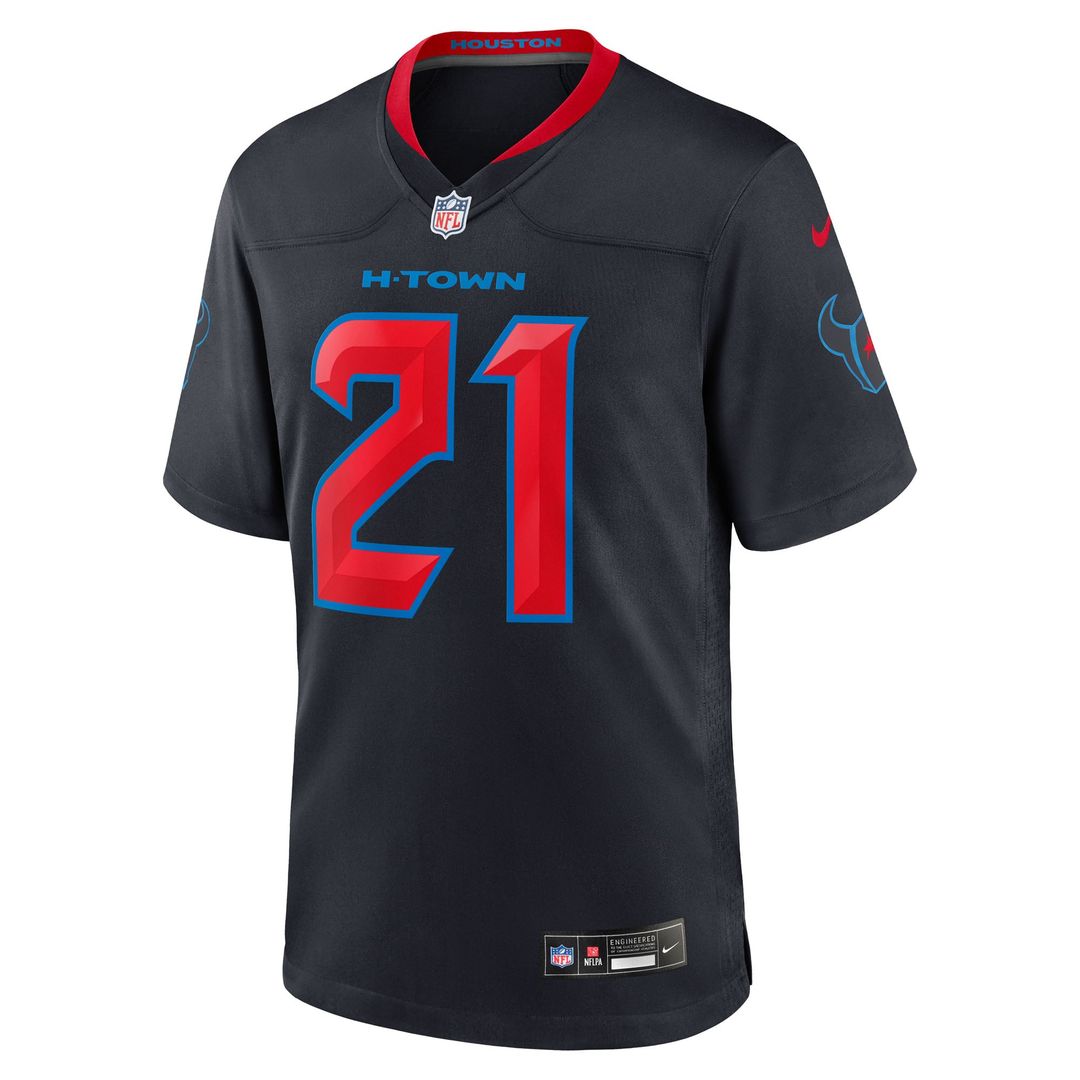Houston Texans Nick Chubb Nike Navy Alternate 2 Game Jersey product image 2