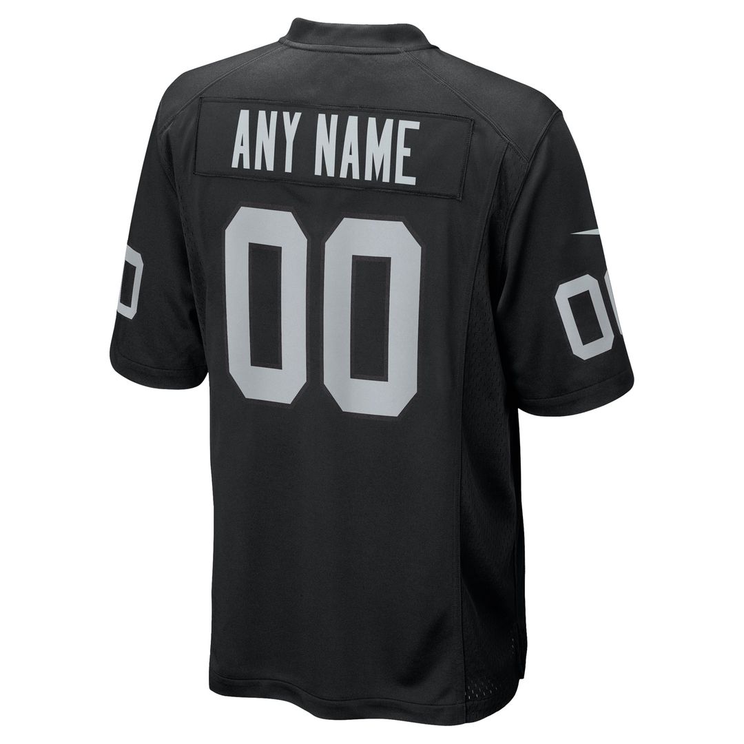 Las Vegas Raiders Nike Black Custom Jersey product image 3