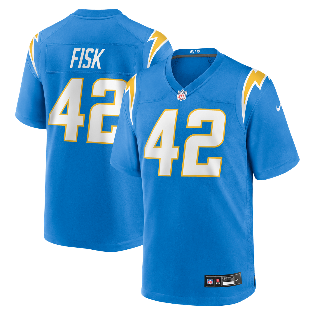 Los Angeles Chargers Tucker Fisk Nike Powder Blue Game product image 1