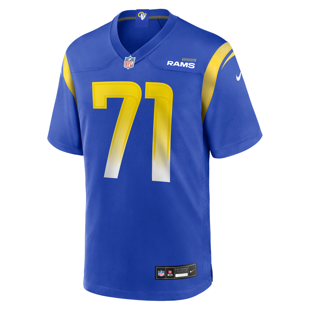 Los Angeles Rams Warren McClendon Jr. Nike Royal Game Jersey product image 2