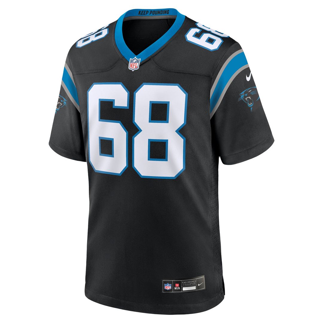 Carolina Panthers Damien Lewis Nike Black Game Jersey product image 2