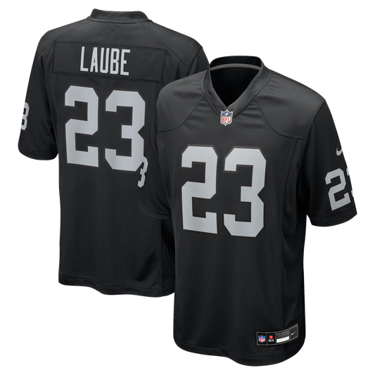 Las Vegas Raiders Dylan Laube Nike Black Game Jersey product image 1
