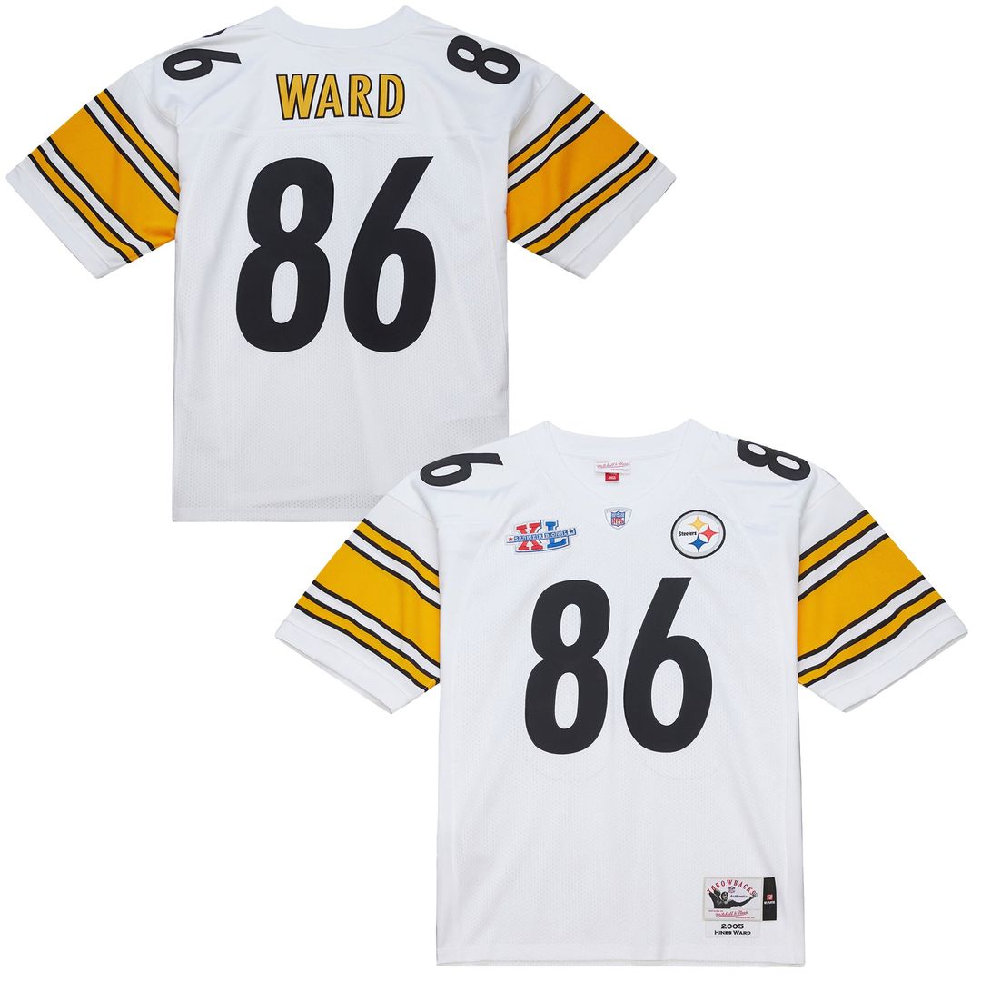 Pittsburgh Steelers Hines Ward Mitchell & Ness White 2005 product image 1