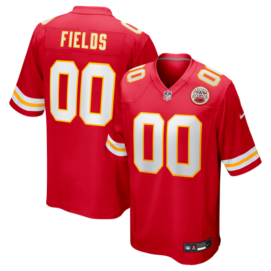 Kansas City Chiefs Justin Fields Nike Red Game Jersey product image 1