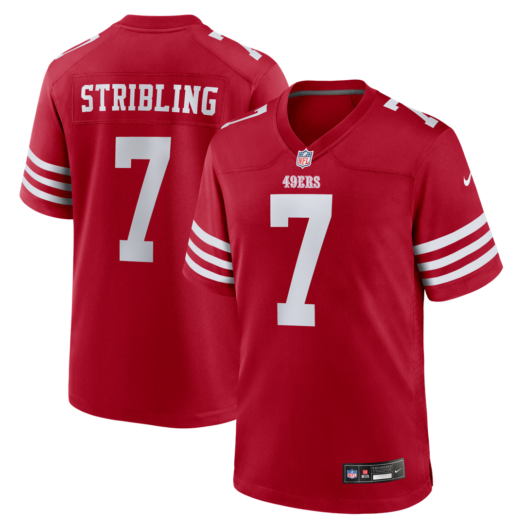 San Francisco 49ers De'Zhaun Stribling Nike Scarlet Game product image 1