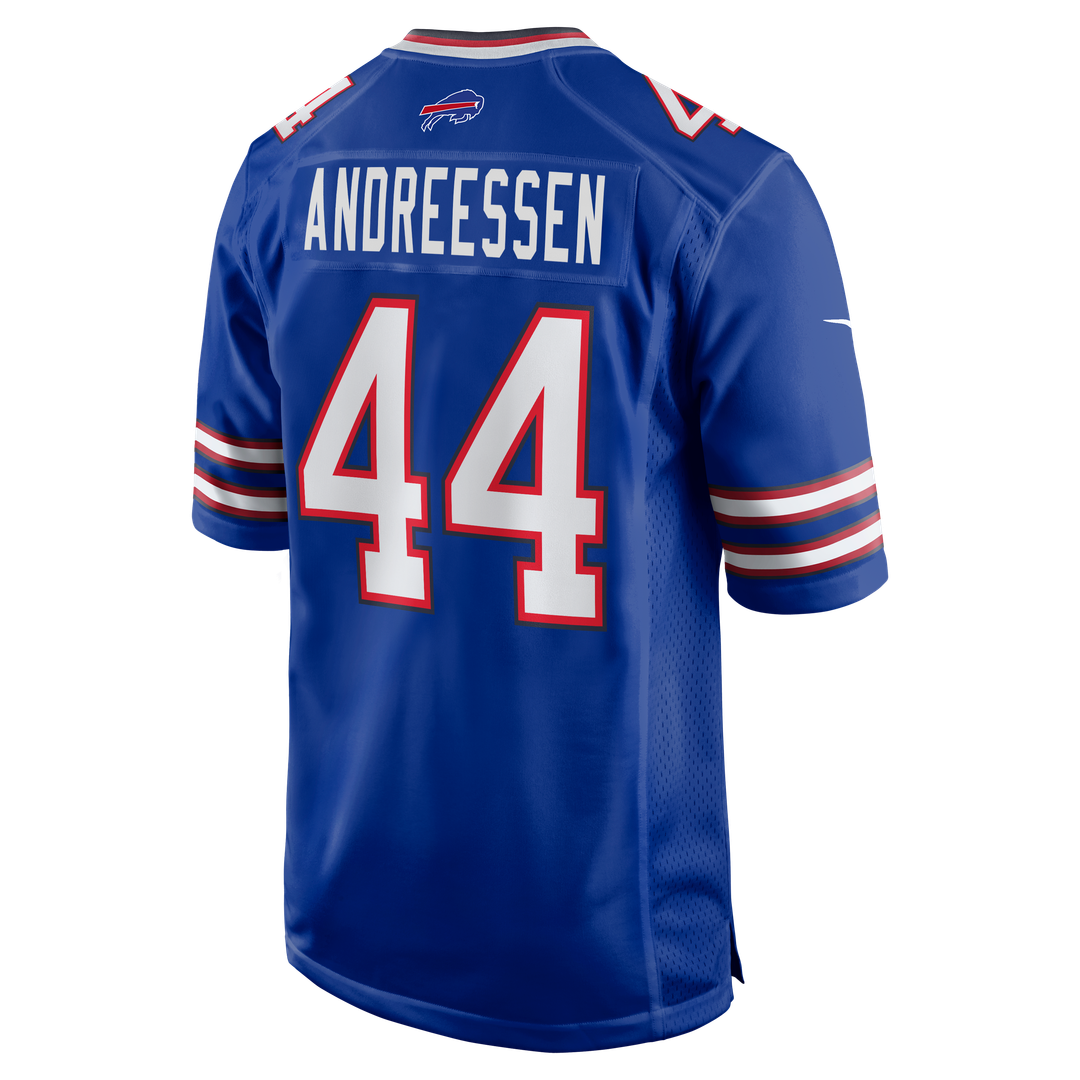 Buffalo Bills Joe Andreessen Nike Royal Game Jersey product image 3