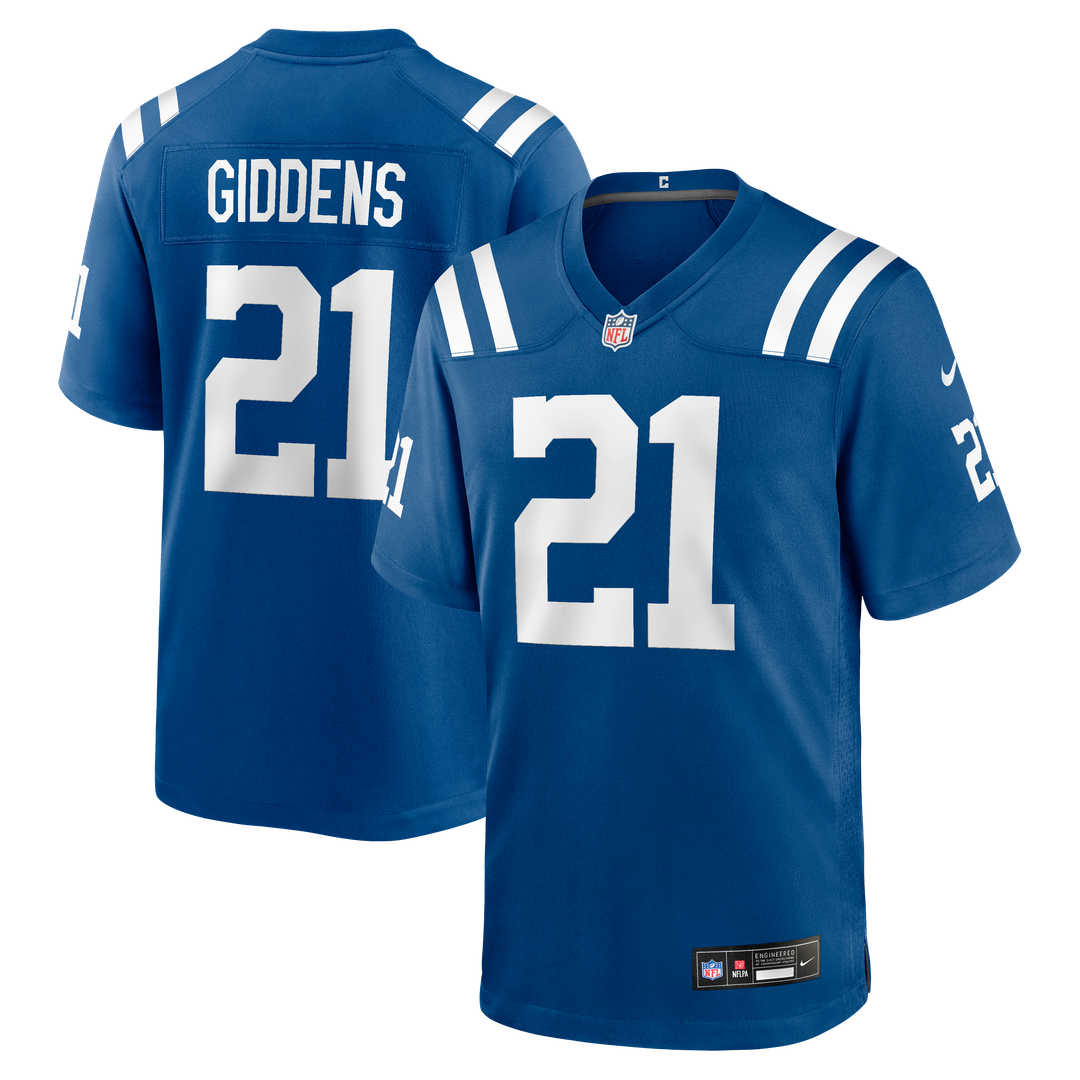 Indianapolis Colts DJ Giddens Nike Royal Game Jersey product image 1