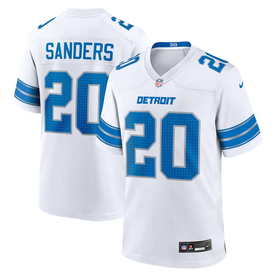 Detroit Lions Barry Sanders Nike Blue Retired Game Jersey product image 23