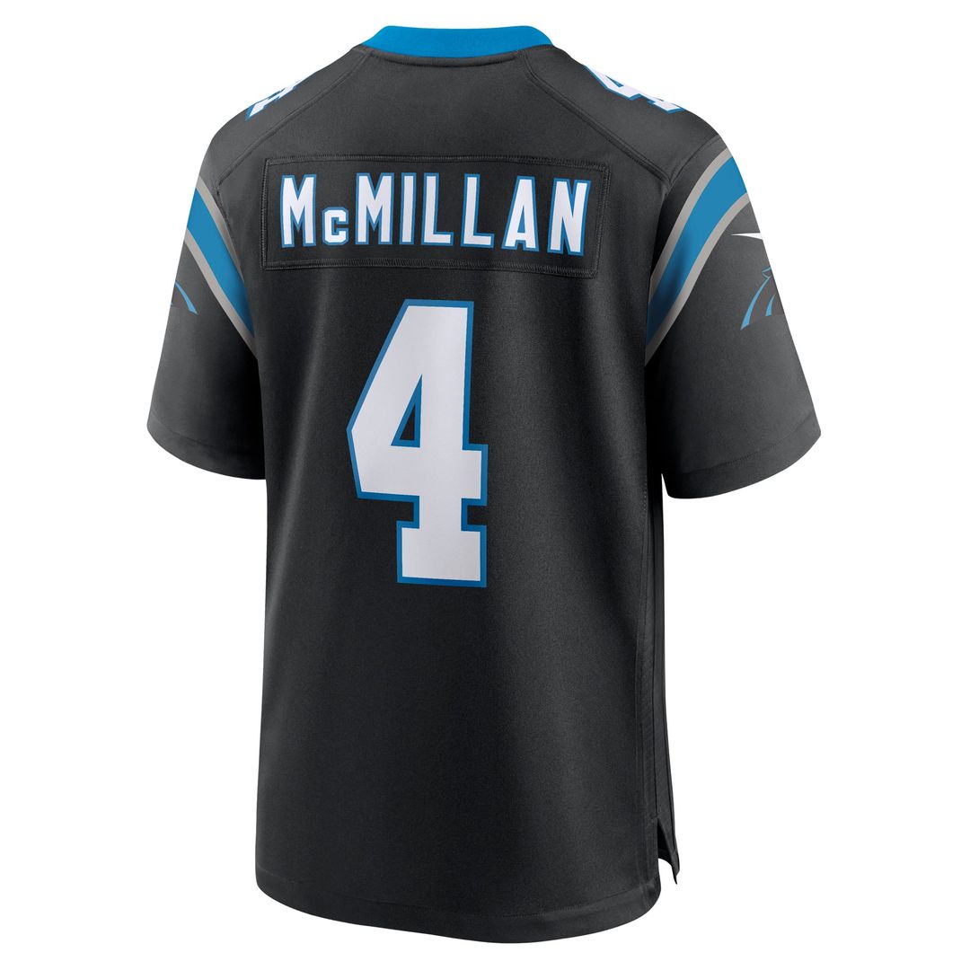 Carolina Panthers Tetairoa McMillan Nike Black Game Jersey product image 3