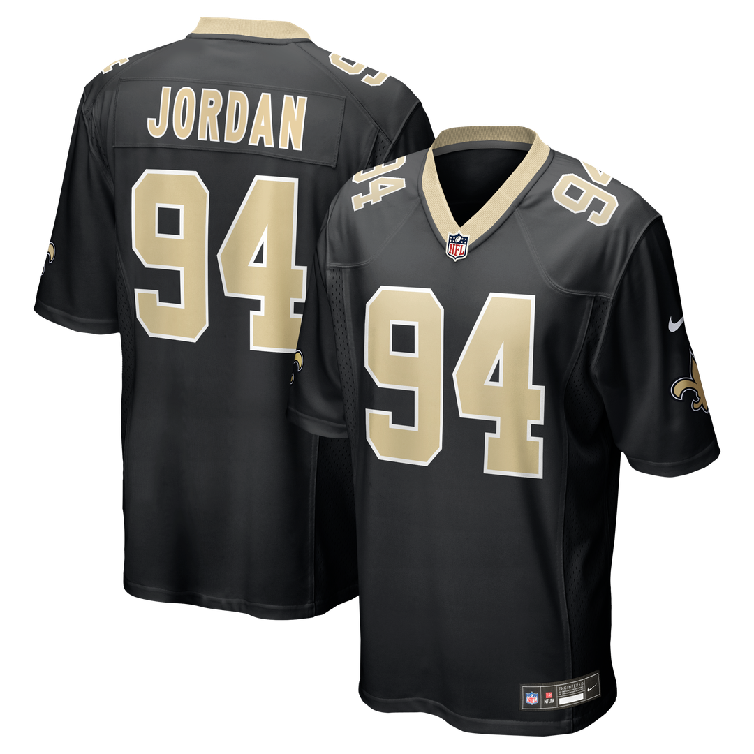 New Orleans Saints Cameron Jordan Nike Black Game Jersey product image 1