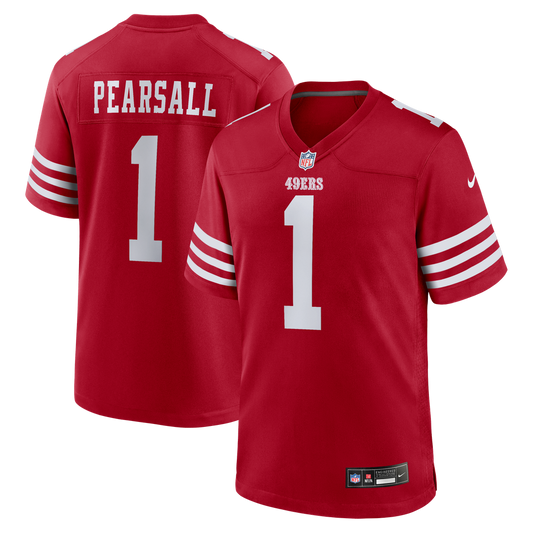 San Francisco 49ers Ricky Pearsall Nike Scarlet Game Jersey product image 1