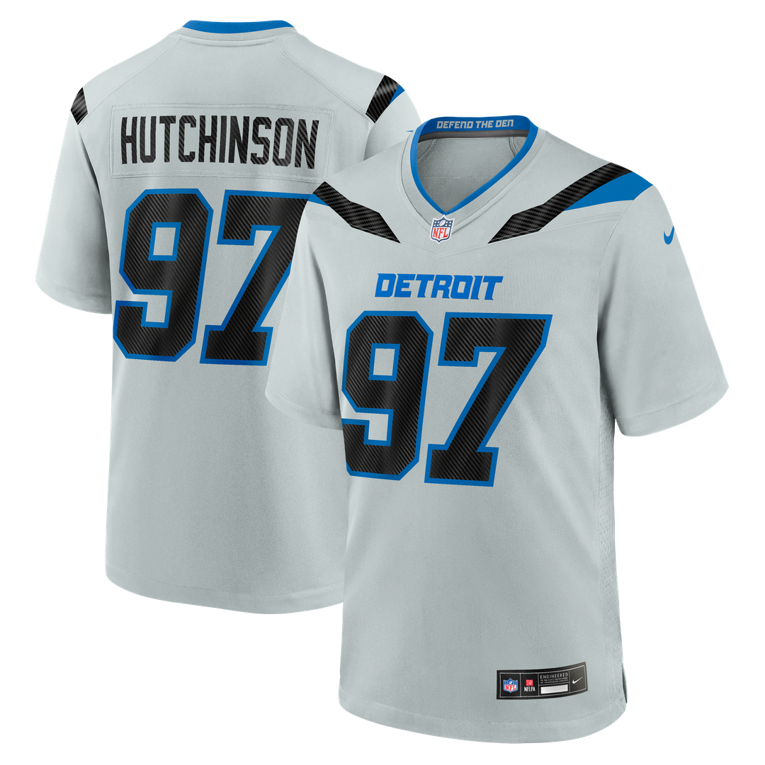Detroit Lions Aidan Hutchinson Nike Silver 2026 Rivalries product image 1