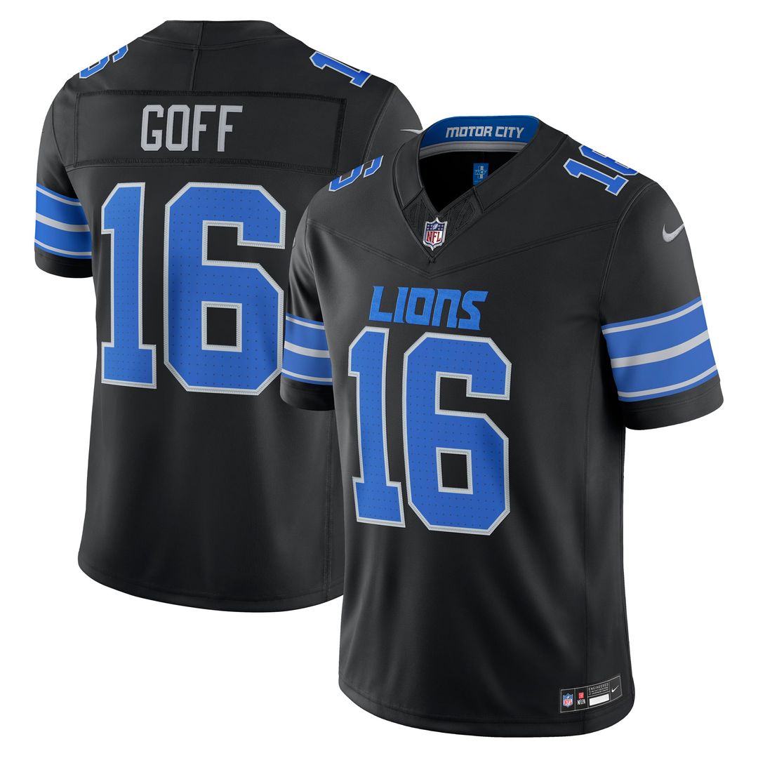 Detroit Lions Jared Goff Nike Blue Team Vapor FUSE Stitched product image 7