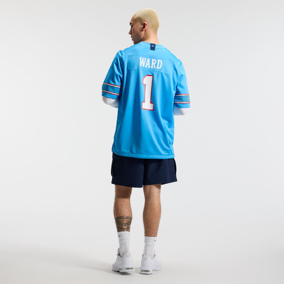 Tennessee Titans Cameron Ward Nike Light Blue Game Jersey product image 5