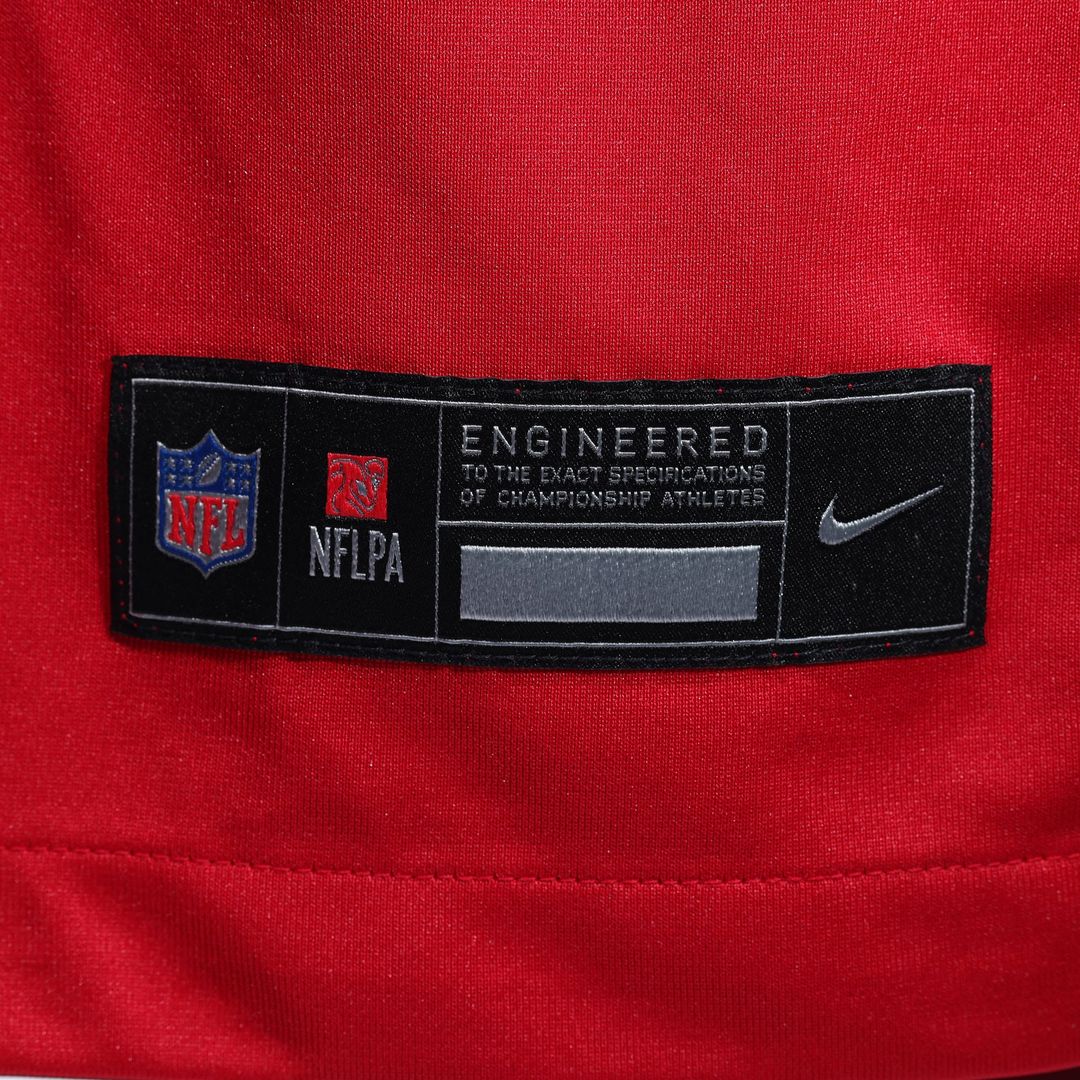 San Francisco 49ers Number 1 Groom Nike Scarlet Game Jersey product image 6