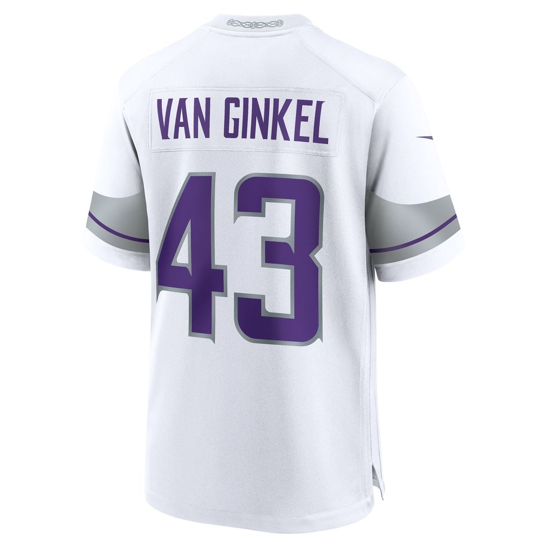 Minnesota Vikings Andrew Van Ginkel Nike White Alternate product image 3