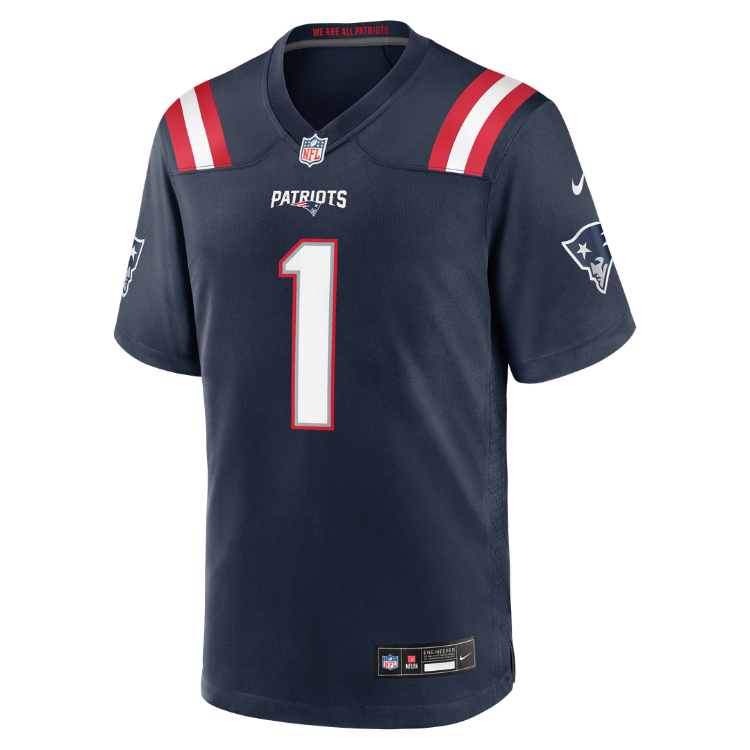 New England Patriots A.J. Brown Nike Navy Game Jersey product image 12