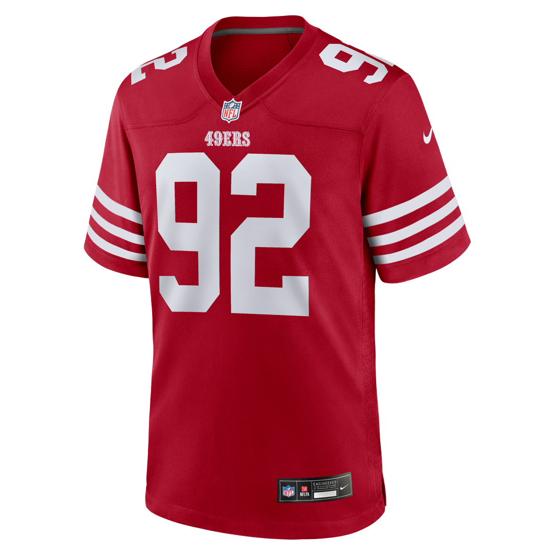 San Francisco 49ers Osa Odighizuwa Nike Scarlet Game Jersey product image 2