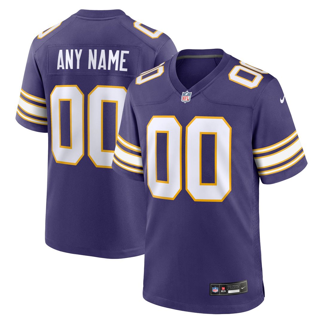 Minnesota Vikings Nike White Alternate Custom Jersey product image 7
