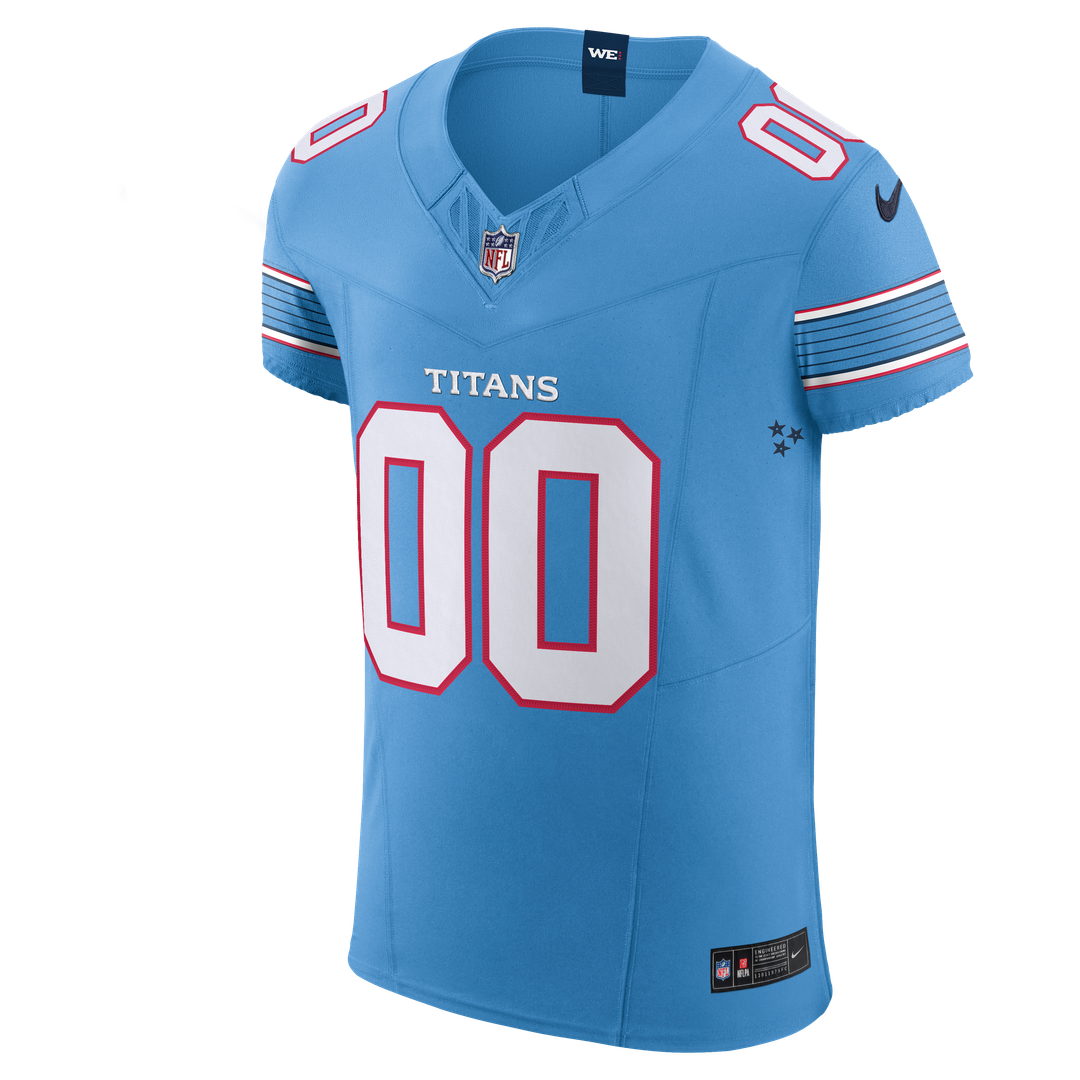 Tennessee Titans Nike Light Blue Vapor FUSE Elite Custom product image 2