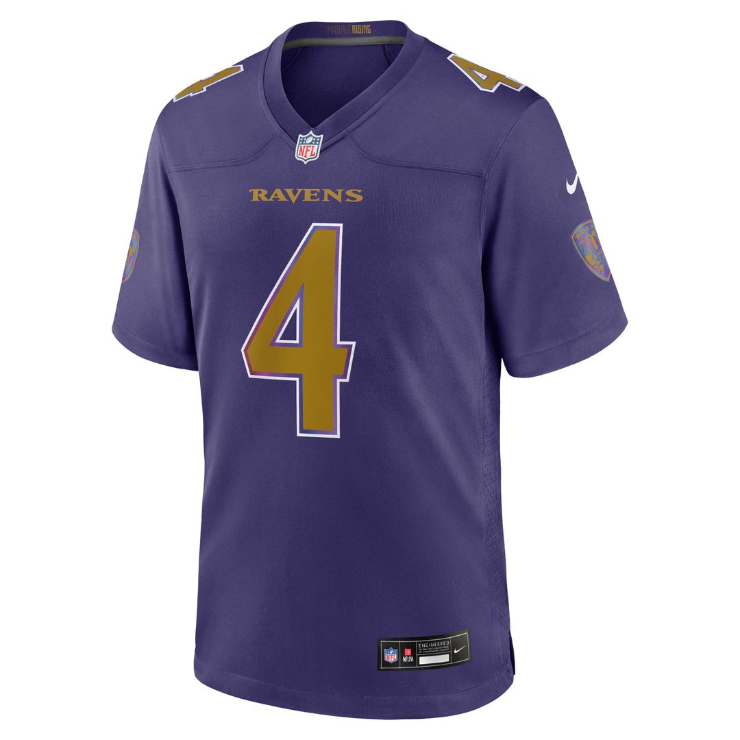 Baltimore Ravens Zay Flowers Nike Black Alternate Game product image 8