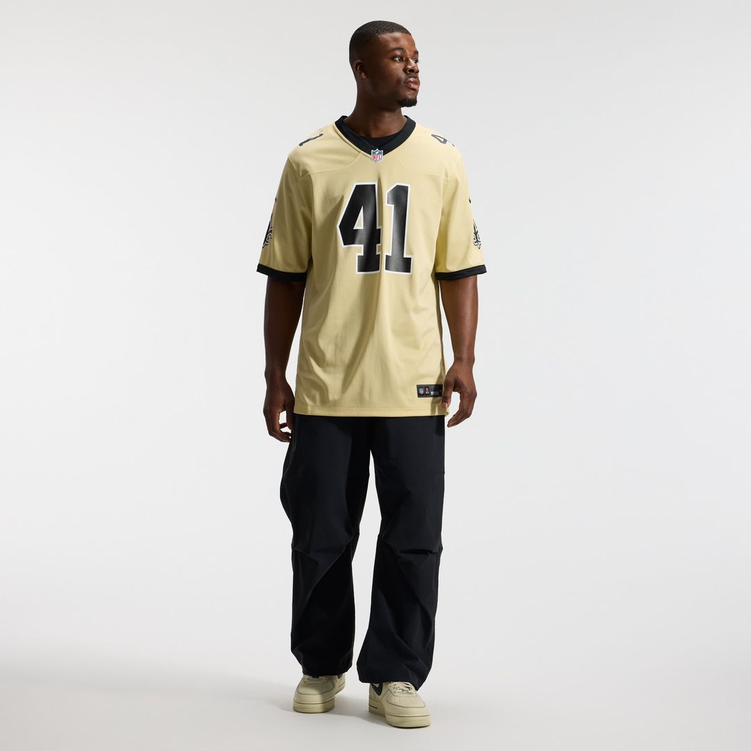 New Orleans Saints Alvin Kamara Nike White Alternate Game product image 18