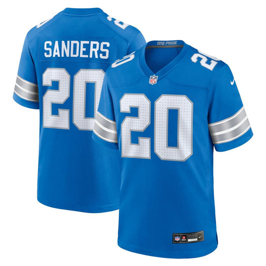 Detroit Lions Barry Sanders Nike Blue Retired Game Jersey product image 1