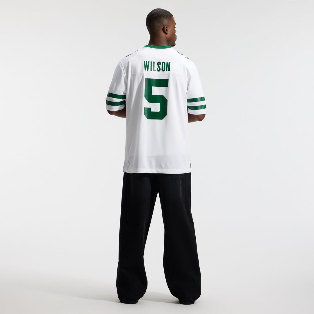 New York Jets Garrett Wilson Nike Legacy White Game Jersey product image 5