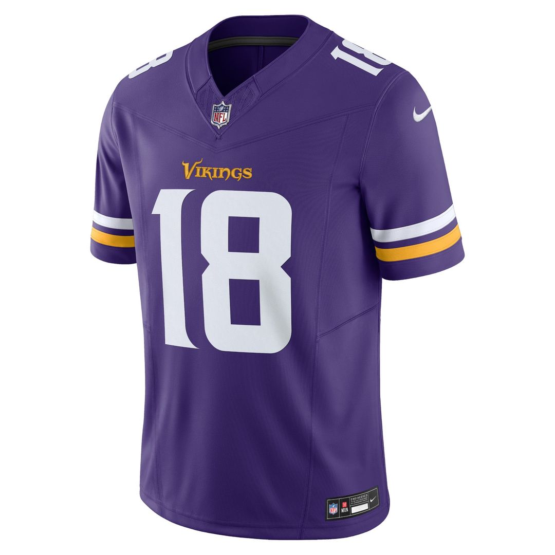 Minnesota Vikings Justin Jefferson Nike Purple Vapor FUSE product image 2