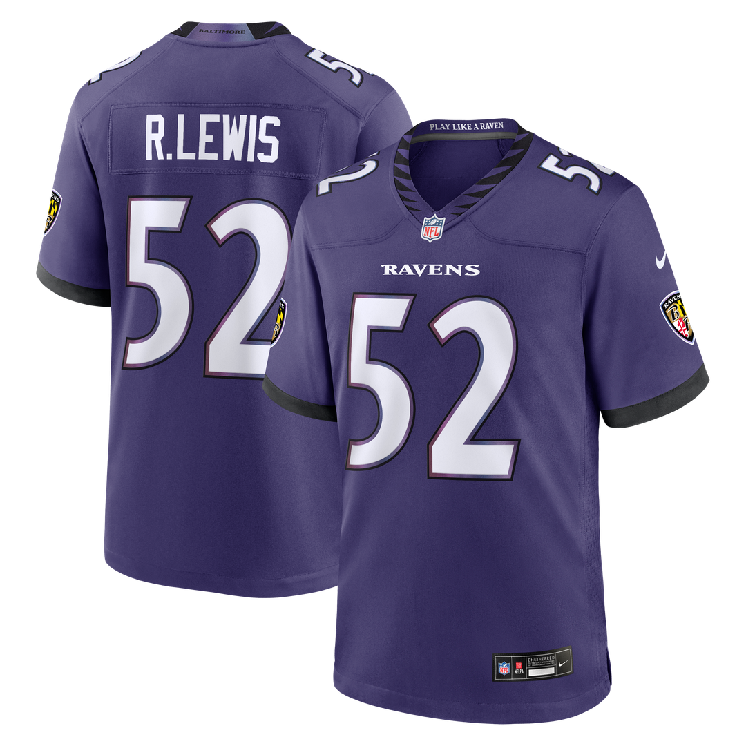 Baltimore Ravens Ray Lewis Nike Purple Team Retired Game product image 1