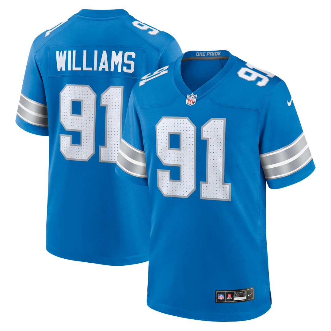 Detroit Lions Tyleik Williams Nike Blue Game Jersey product image 1