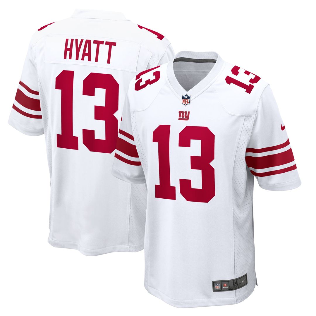 New York Giants Jalin Hyatt Nike White Game Jersey product image 4