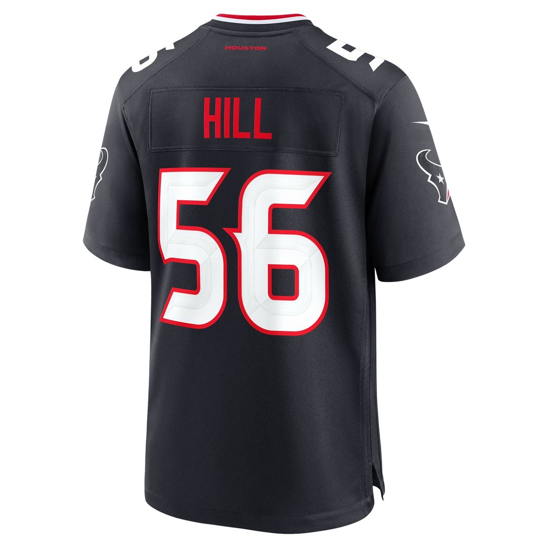 Houston Texans Jamal Hill Nike Navy Game Jersey product image 3
