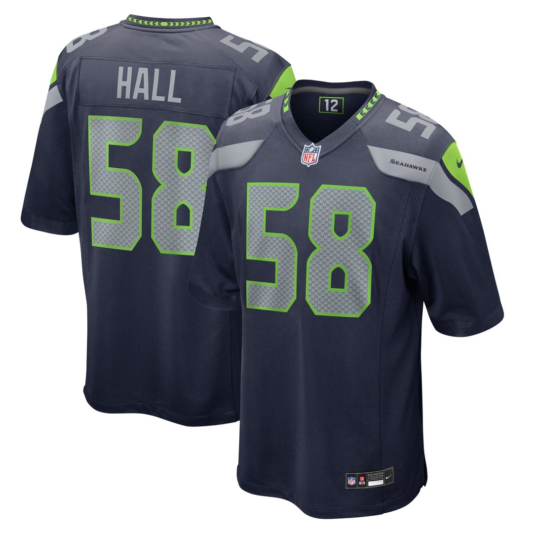 Seattle Seahawks Derick Hall Nike College Navy Game Jersey product image 1