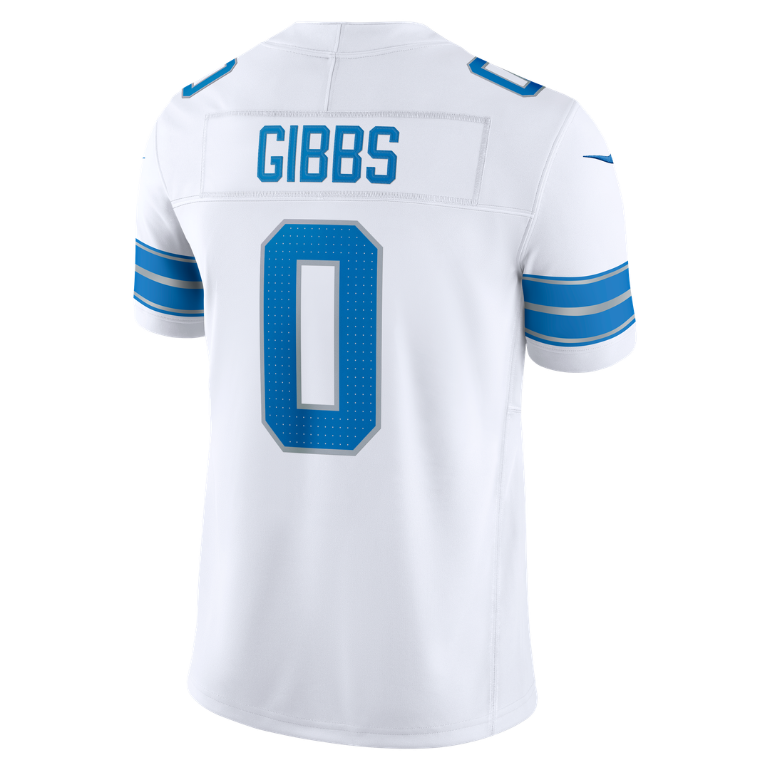 Detroit Lions Jahmyr Gibbs Nike White Vapor FUSE Stitched product image 3