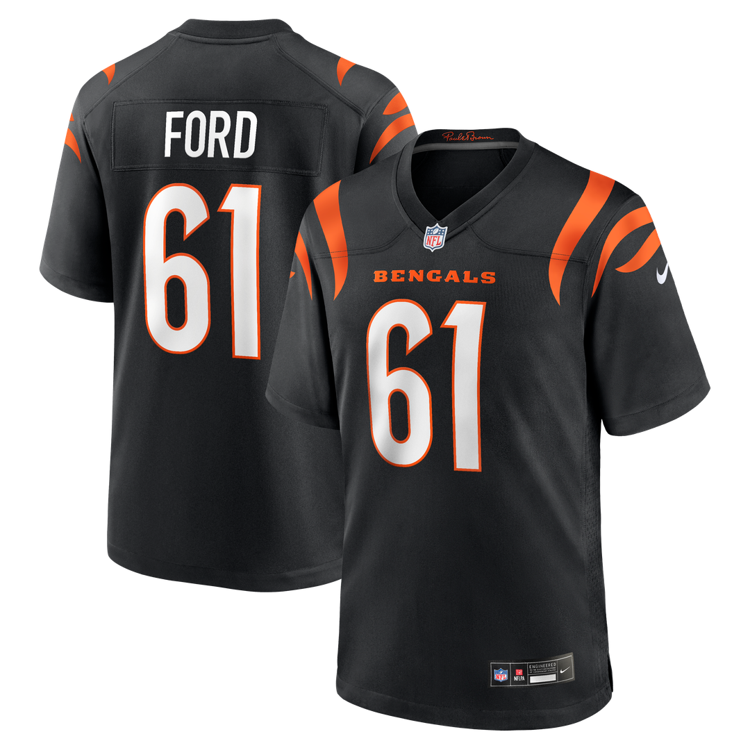 Cincinnati Bengals Cody Ford Nike Black Game Jersey product image 1
