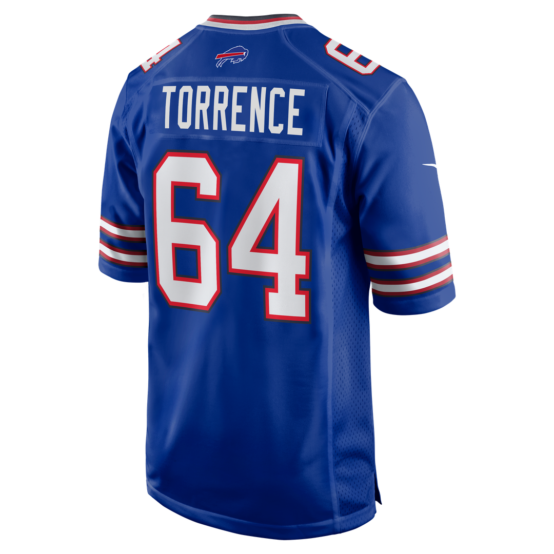 Buffalo Bills O'Cyrus Torrence Nike Royal Home Game Jersey product image 3