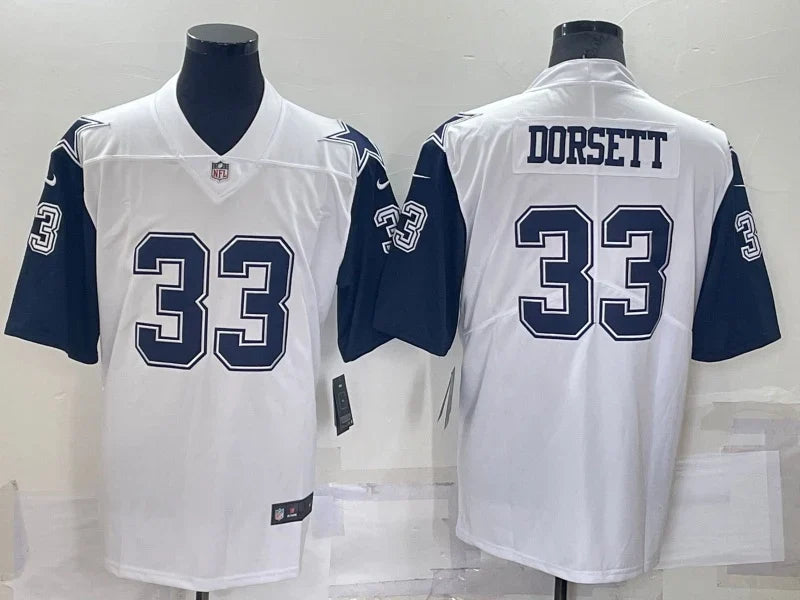 Tony Dorsett Dallas Cowboys Jersey White and blue NIKE product image 2, provided for visual reference and product detail