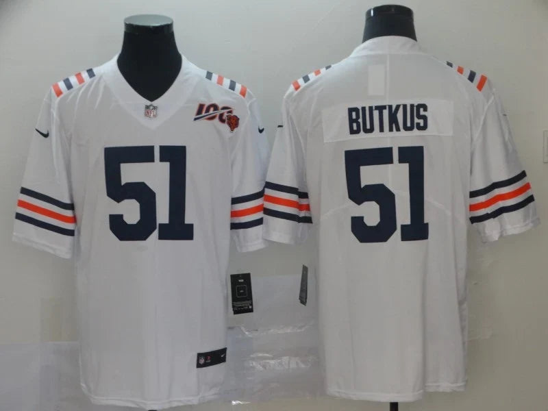 Dick Butkus Chicago Bears Jersey white Nike product image 2, provided for visual reference and product detail review